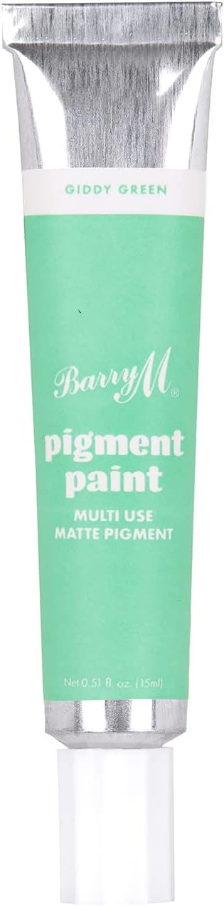 Barry M Face Body Pigment Paint Giddy Green Pale Green Matte Creamy