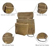 Rolson 68525 Single Leather Tool Organiser Pouch with Hammer Holder view 3