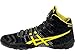 ASICS Men's Dan Gable Ultimate 4 Wrestling Shoe, Black/Yellow/Gunmetal, 10.5 M US