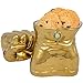 Marvel Avengers Infinity Gauntlet Cookie Jar - Gold with Infinity Stone Accents - Ceramic - 9 In Tall