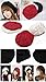 SunHouse New Winter fashion Women Beret Braided Baggy Beanie Crochet Knitted Hat Cap (Red)