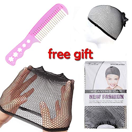 3 otters 28inch Red Wig Long Curly Hair, Red Cosplay Wig For Women, With Wig Cap and Comb