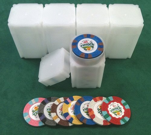 5 Casino Chip Tubes Collector Chip Storage Las Vegas 39, 40 and 41 mm Chips Fit NEW