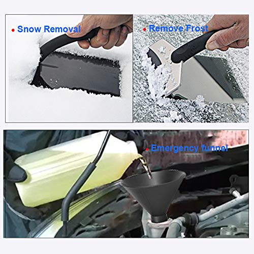 Gayisic Ice Scraper 3 Packs Magic Cone-Shaped Car Windshield Snow Removal Tool for Home Window as Gifts