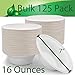 16 oz Bowls Disposable 125 PK Sturdy Biodegradable Eco Friendly Sugarcane Bagasse