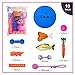 WB WEIRDBEAST Dog Toy Set Dog Rope Toys Rubber Balls Ropes Chew Squeaky Cotton Plush Pet Dog Teething Training Play Toys Flying Discs for Small Medium Dogs
