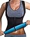 DoLoveY Women Neoprene Sauna Vest Waist Trainer Hot Sweat Slim Corset Body Shaper with Zipper Workout Tank Top