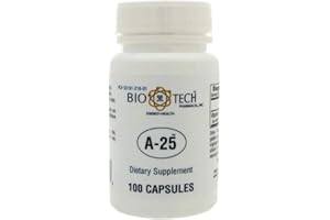 MSNOR Bio-Tech Pharmacal A-25 Vitamin A 25,000 IU - 100 Capsules