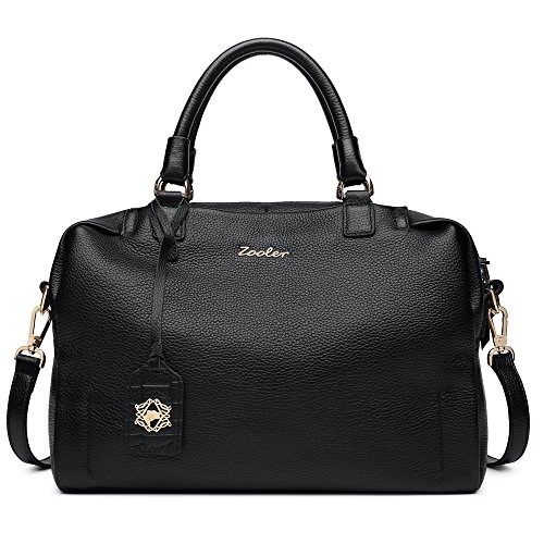 ZOOLER Womens Leather Handbags Crossbody Bags for Girls Top Handle Bag Large Capacity