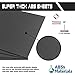 4 Pack Black ABS Plastic Sheets 1/16 Inch Thick, 12” x 12” x 0.06” Textured Hard Plastic Sheeting Heat Moldable Thermoplastic Sheet for DIY Handcrafts