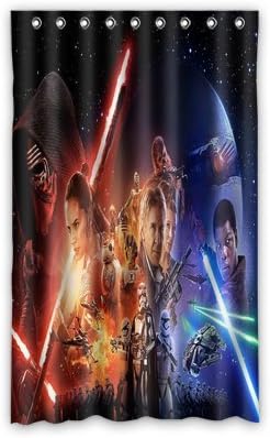 Personalized Custom Movie Star Wars Window Curtain / Drapery / Panels / Treatment Thermal Insulated Blackout Window Curtains 52 "x 84" Inch Home Decoration