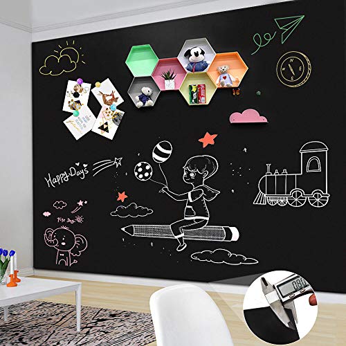 ZHIDIAN Chalkboard Contact Paper for Wall, 48" x 36" Non