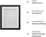 Frame Company Allington Black 14x11 Frame with White Mount for A4 view 3