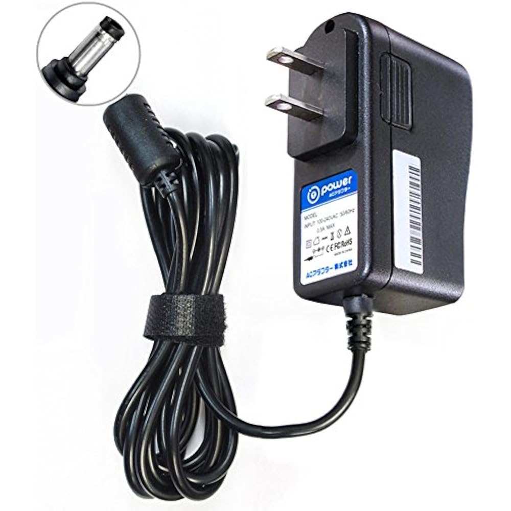 T-Power (9vdc) AC Adapter For Dymo Letra Tag Plus M-160 LT-100H LT-100T ...