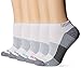 Copper Fit Women's 5PK Ankle Length Socks, White, 9/11