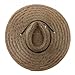 MinLee/Star/Vivian UV 50+ Designed Band Wide Brim Straw Hat - Palm Black OSFM