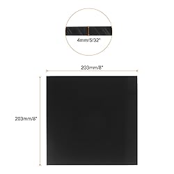 Rebower 8 x 8 Inch UHMW Polyethylene Sheets, 5/32