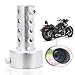 EFORCAR Exhaust Pipe Muffler,2pcs Motorcycle Exhaust DB Killer Muffler Adjustable Exhaust Silencer 48mm
