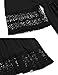 Soteer Womens Casual 3 4 Sleeve Loose Fitting Blouse Cute Lace Babydoll Tops T shirts