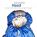Sleeping Bag Outdoor Camping Extra Wide - Bonus Pillow - for Men Women & Adults 210T Ripstop Compact Envelope Sleeping Bag - Ideal for All Year Long–Available in Two Colors and Different Thickness