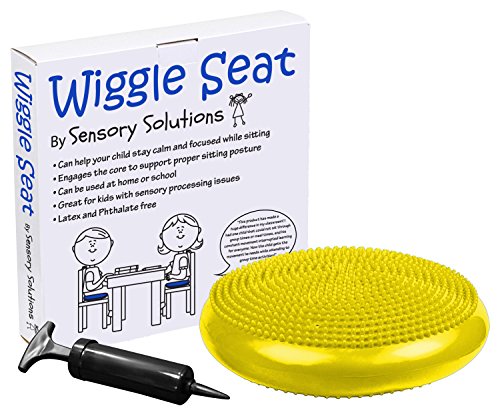 Wiggle Seat Inflatable Sensory Chair Cushion for Kids - Yellow