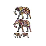 Adarl DIY Elephant Wall Stickers Mural Art Vinyl Home Decoration Wall Decals
