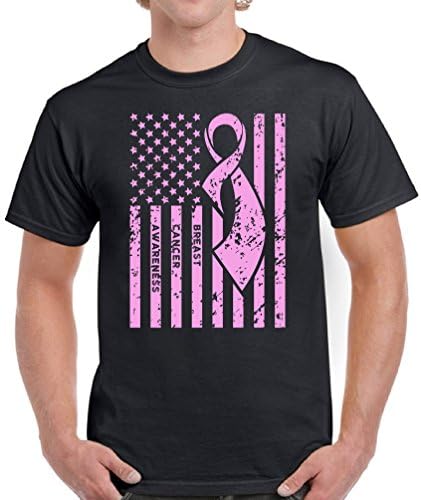 Pekatees Breast Cancer Shirts for Men Cancer Tshirts Cancer Awareness Shirt