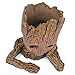 Yiomar Baby Groot Flowerpot with Keychain, The Guardians of Galaxy Flower Pot Cute Baby Action Figures Model Toy Pen Pencil Holder PVC Plant Holder