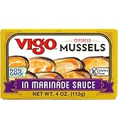 Vigo Premium Imported Canned Seafood, Specialty Flavored, Perfect for Recipes and Dishes (Mussels...