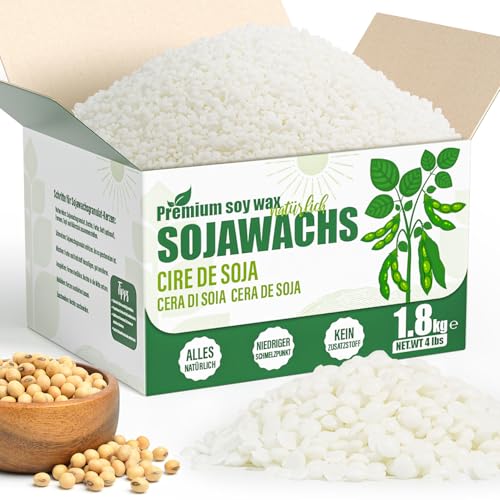 Kurz geprüft: VEGISHINE Sojawachs für Kerzen für 19,21€ Angebot anschauen!