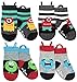 Ez Sox Toddler Socks Easy Pull Up Loops, 3-5 yrs, Monsters