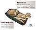 Military Grade Camo Cell Phone Belt Pouch, Compatible w/iPhone Xs Max XR iPhone 8 Plus,7 Plus,6S+ 6 Plus, OnePlus 6T Rugged Canvas Holster Waist Carrying Bag Fits Phone with Waterproof/Thick Case