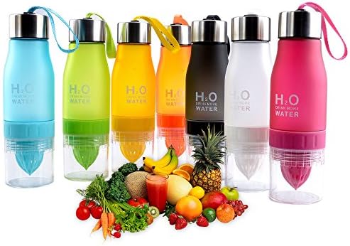 ONUEMP Lemon Bottle Citrus Juice Water Bottles - Fruit Infuser Bottle for Lemon Water, Easy to Use and Create Your Own Fruits Infused Water/Iced Tea/Lemonade