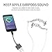 T-CORE iPhone 7 Adapter, 2 in 1 Lightning Adapter Charging and Music Headphone Splitter for iPhone 7 / 7 Plus, iPhone 8 / 8 Plus, iPhone X(Black)