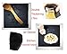 Silicone Trivet Mats,Hot Pot Holders,Kitchen Tool, Hot Dishes,Flexible Hot Pads,Pot Holders,Spoon Rest,Jar Opener(Double Thickening Net Weight: 2.9oz;7x 7x0.3in;4pcs black)
