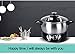 1.8L LIVEN Electric Hot Pot with Separated 304 Stainless Steel Pot Body and Adjustable Power for Shabu Shabu, Cooking Noodles, Boiling Water Small Electric Cooker 1000W 120V DHG-180F