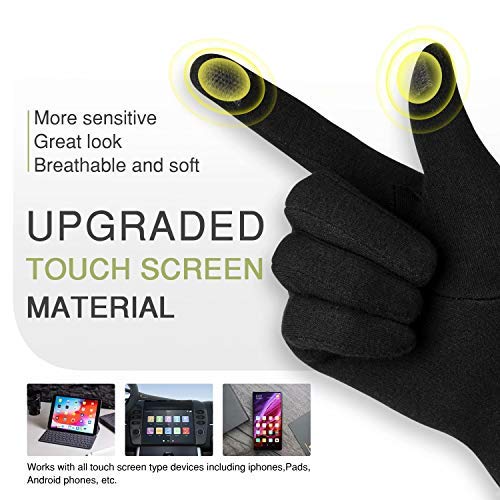 Womens Winter Warm Gloves With Sensitive Touch Screen Texting Fingers