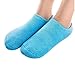 Pinkiou Spa Moisturizing Gel Socks for Dry Feet Ankles Cracked Heel Repair Repair Skin Care Treatment Soften Feet Booties Pedicure with Essential Oils Vitamins for Women Men(socks, blue)