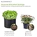 BLOOMSPECT 5-Pack 10 Gallon Grow Bags, Aeration Fabric Pots, Heavy Duty Thickened Nonwoven Plant Container with Handlesthumb 4