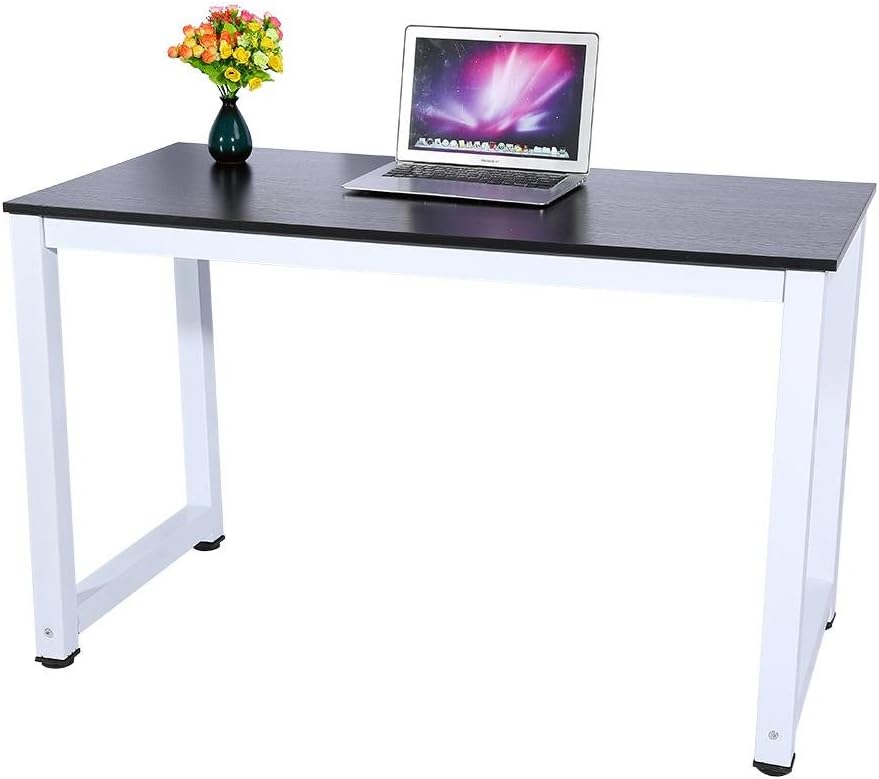 Amazon.de: SOULONG Computer-Schreibtisch, modernes Walnussholz & Metall