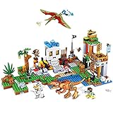 BOY-S-YEAR 652 Pieces Building Blocks Dinosaur Blocks Brick Building Set Learning Educational Dinosaur Building Blocks for Boys Girls Great Birthday Gift Idea