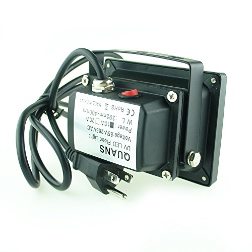 QUANS 110V 10W UV High Power LED Ultra Violet Flood Black Light