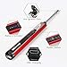 Boncas Candle Lighter, Large Capacity Windproof USB Lighter, Plasma Arc Lighter with Long Flexible Neck and Battery Display for Lighting Candles, Camping, BBQ, Fireworks Redthumb 1