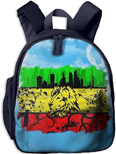 Lion Of Jamaica Reggae Oxford Bookbags School Backpack Classic Schoolbag For Children Kids