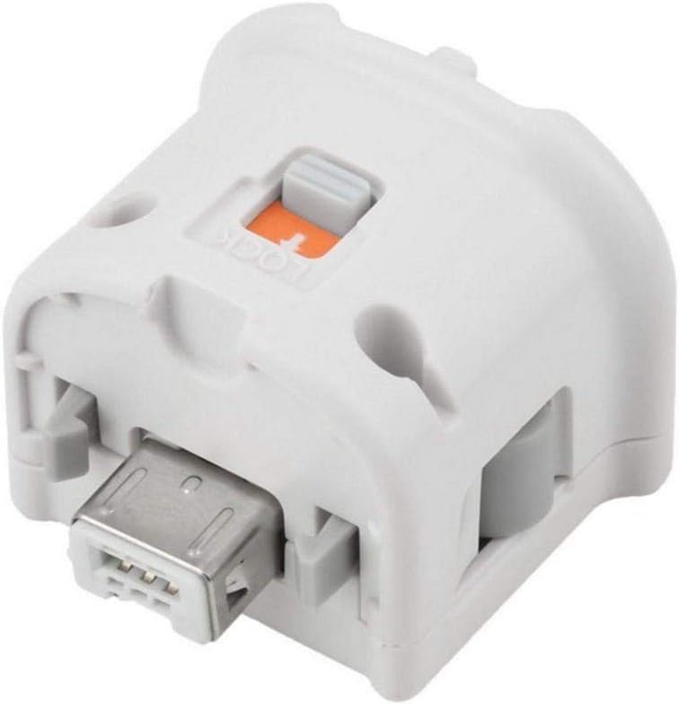 Wii Motion Plus Wii Controllers for Wii MotionPlus Adapter Accelerator Handle Sensor Wii Motion Plus Adapter Motion Plus Sensor NewBull Accelerator for Wii Remote Controller 1pc white