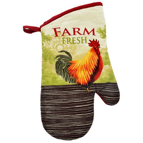 4 Rooster+Kitchen+Decor+Potholders+Dishcloths