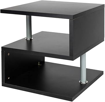 Amazon Com Wuyue And Buding Modern Accent Table S Shaped Side