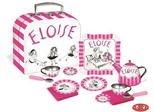 Eloise at the Plaza Tin Tea Set in Suitcase (12 Pieces)