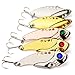 JUEMENZHE Fishing Lures Blade Baits,5pcs/lot Metal VIB Hard Fishing Lure Bass Crankbait Fishing Spinner Blade for Bass Fishing