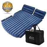 RikkiTikki SUV Car Air Mattress – Car Bed Inflatable with Pump and Suitcase – Car Mattress SUV, Minivan, Hatchback, Camping Tent